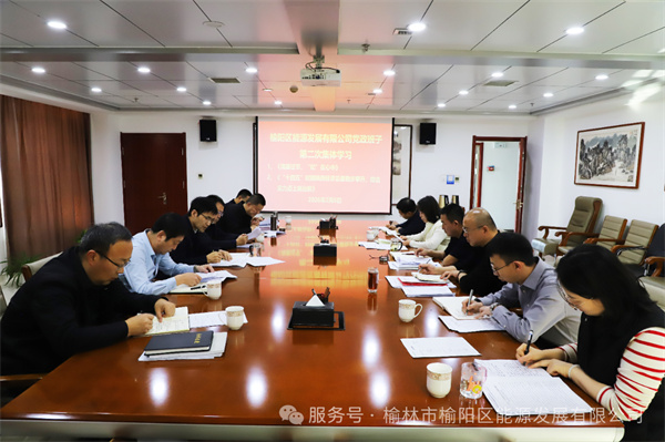 榆陽(yáng)區(qū)能源發(fā)展有限公司召開春節(jié)前廉政警示教育學(xué)習(xí)會(huì)議